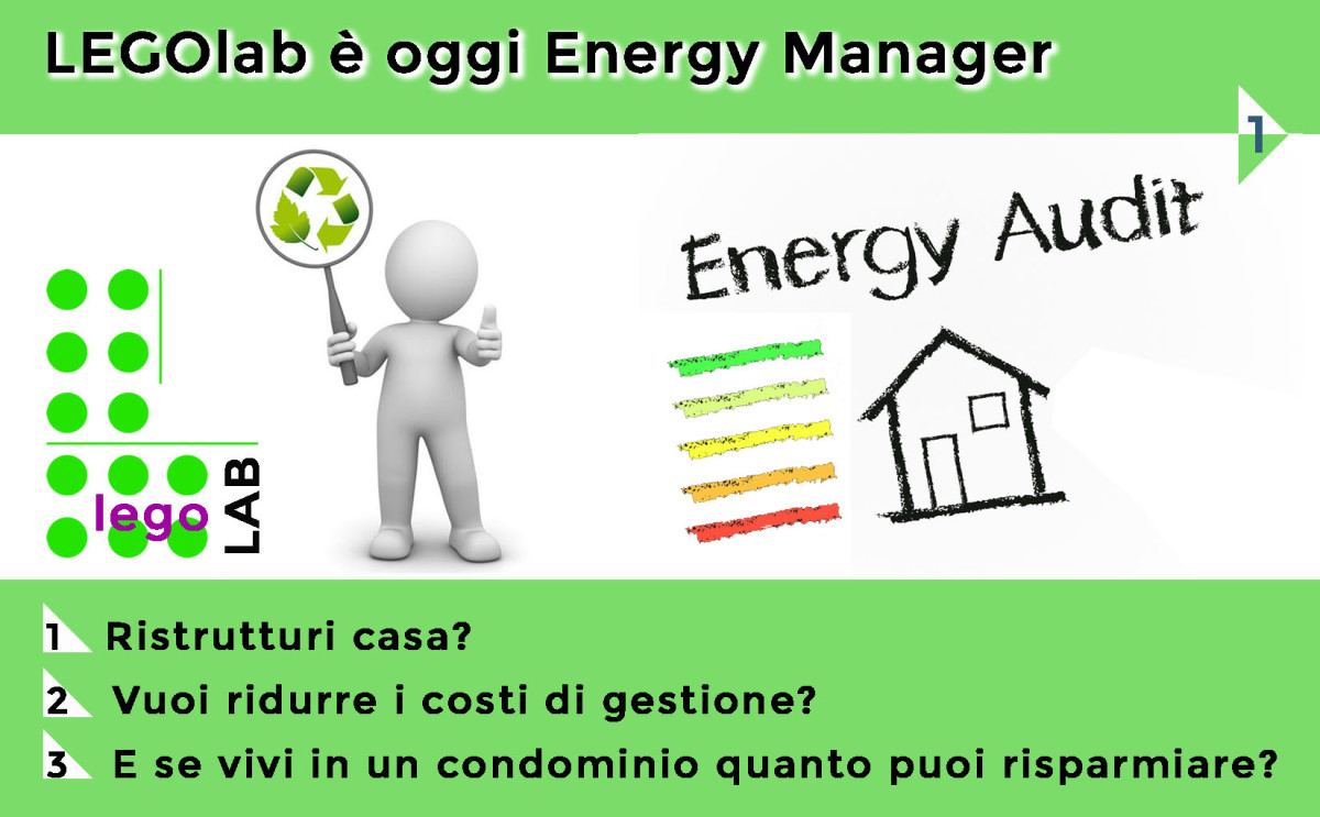 legoLAB oggi è anche Energy Manager: scopri i nuovi servizi e gli incentivi